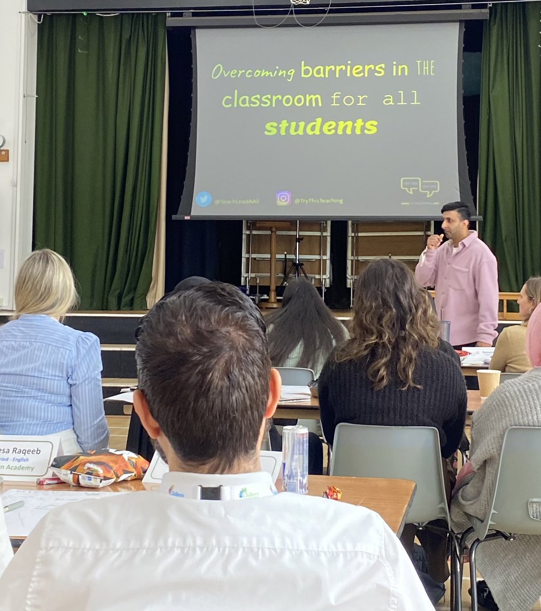 Grateful for @TeachLeadAAli's engaging & thought- provoking CPD session. My key takeaway: Teacher talk should be 'developmental, not judgmental”. Crucial for nurturing growth and a positive classroom culture! Thank you for your time Amjad!