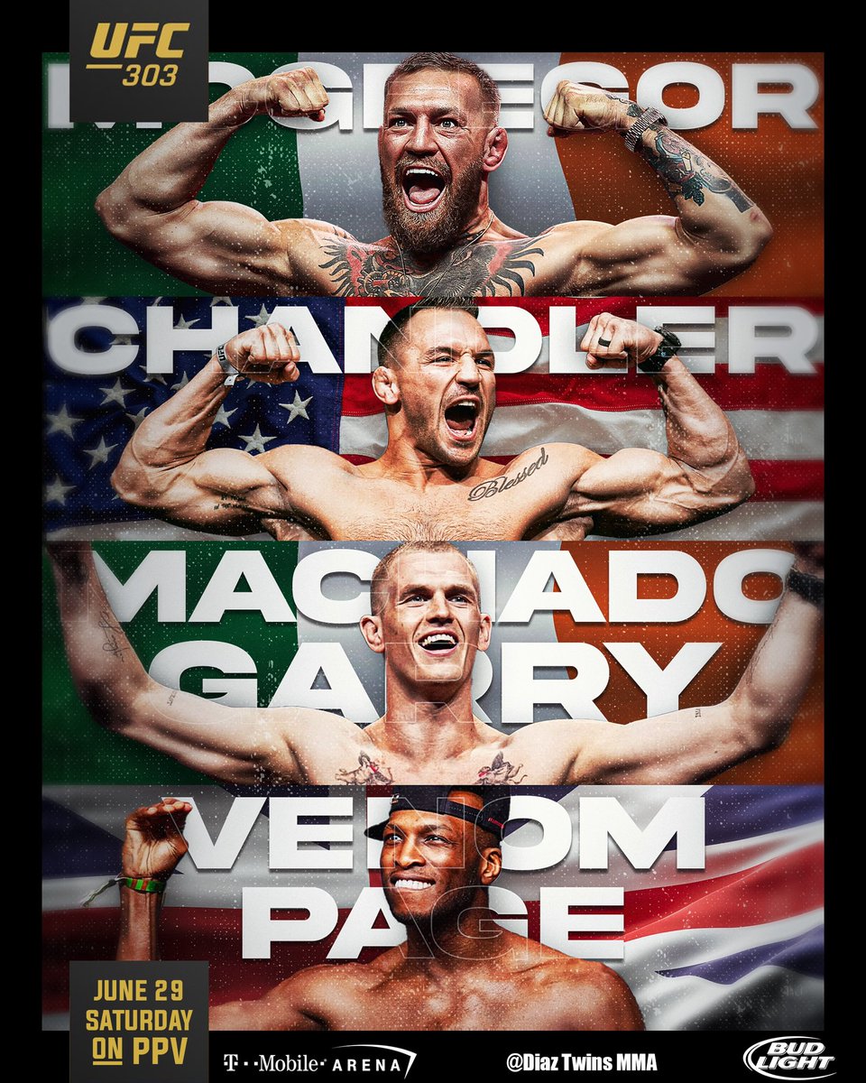 International Fight Week 🤩🤩 #UFC303 🇮🇪🇺🇸🇬🇧