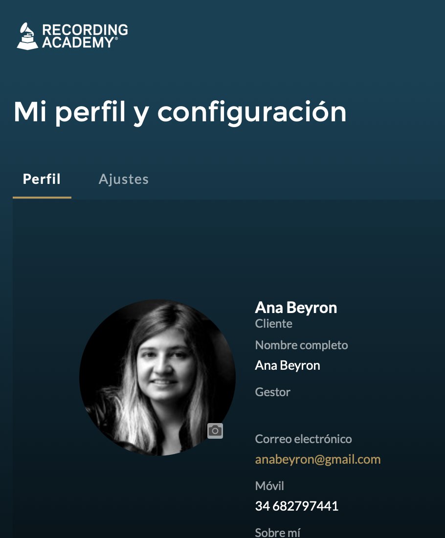 I am very happy because I have been accepted to be a member of GRAMMY U in the chapter of Los Angeles!!! Thanks a lot to The Recording Academy and to the organisers of GRAMMYU!! I am very excited to be part of this!! 😍😍 🎶