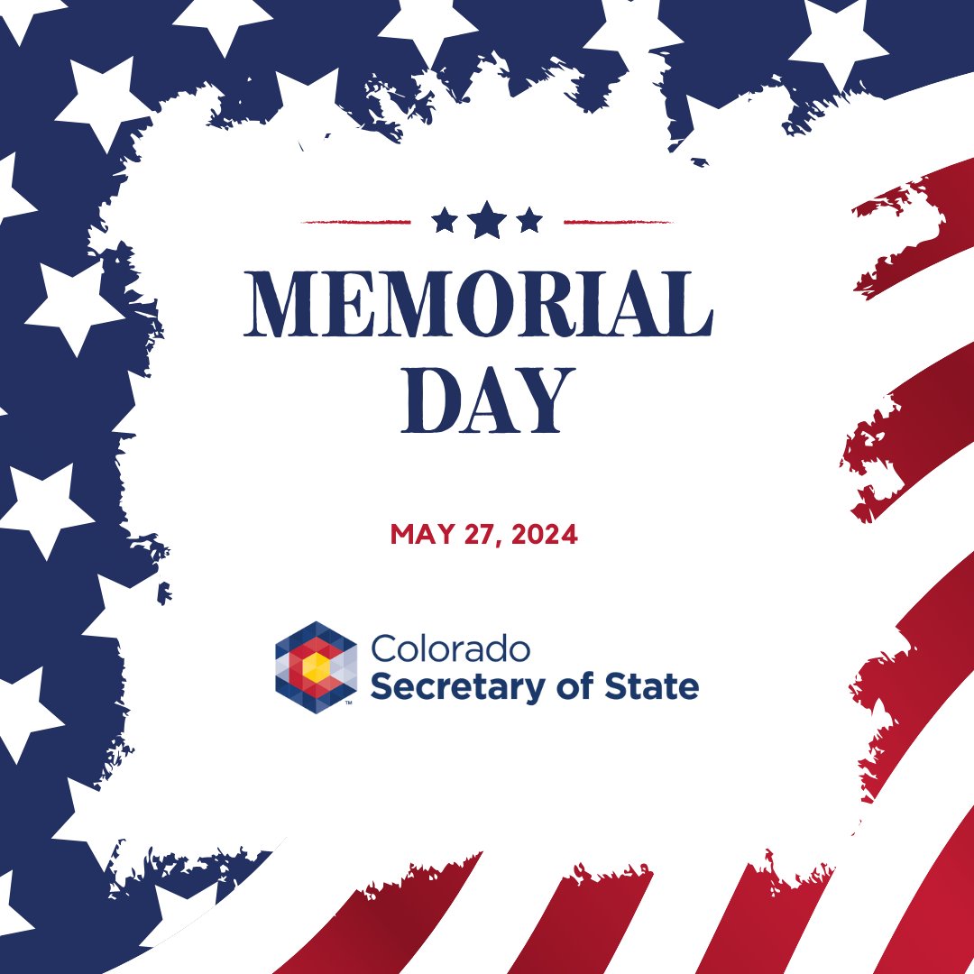 Today we honor the brave fallen heroes who made the the ultimate sacrifice for our country. Please have a meaningful Memorial Day. Our office is closed in recognition of the holiday. All online services remain available.