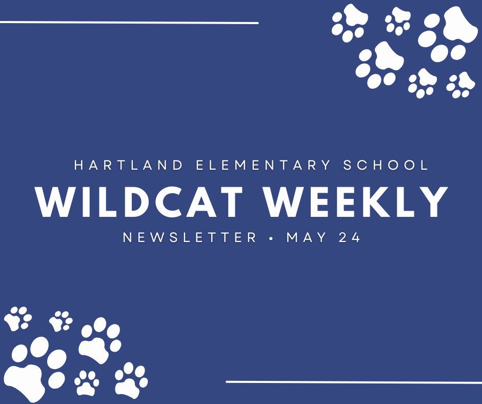 Wildcat Weekly - May 24th, 2024: Read the latest from Hartland! wsesu.co/T7MMl8 #HESnews