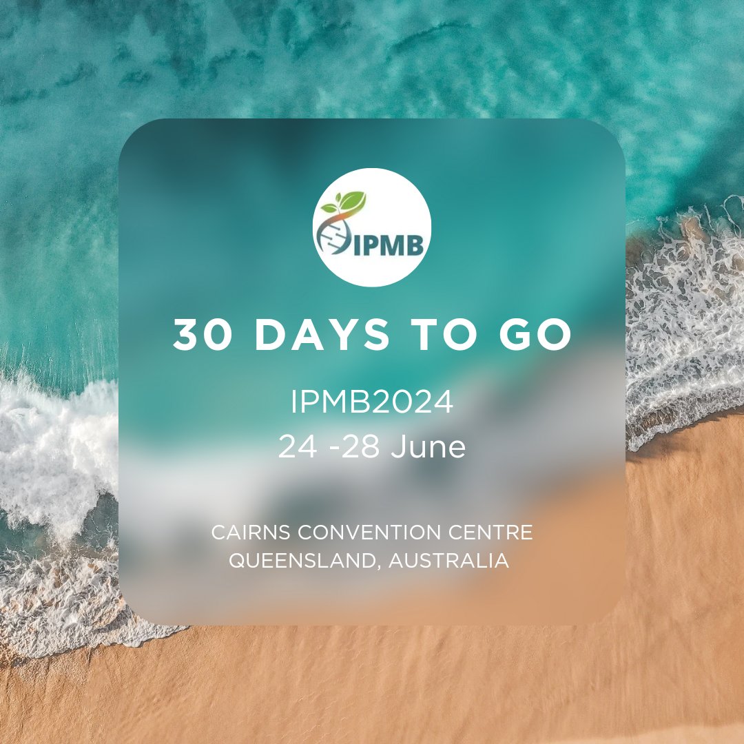 📢 #ipmb2024 participants! 30 days to go!