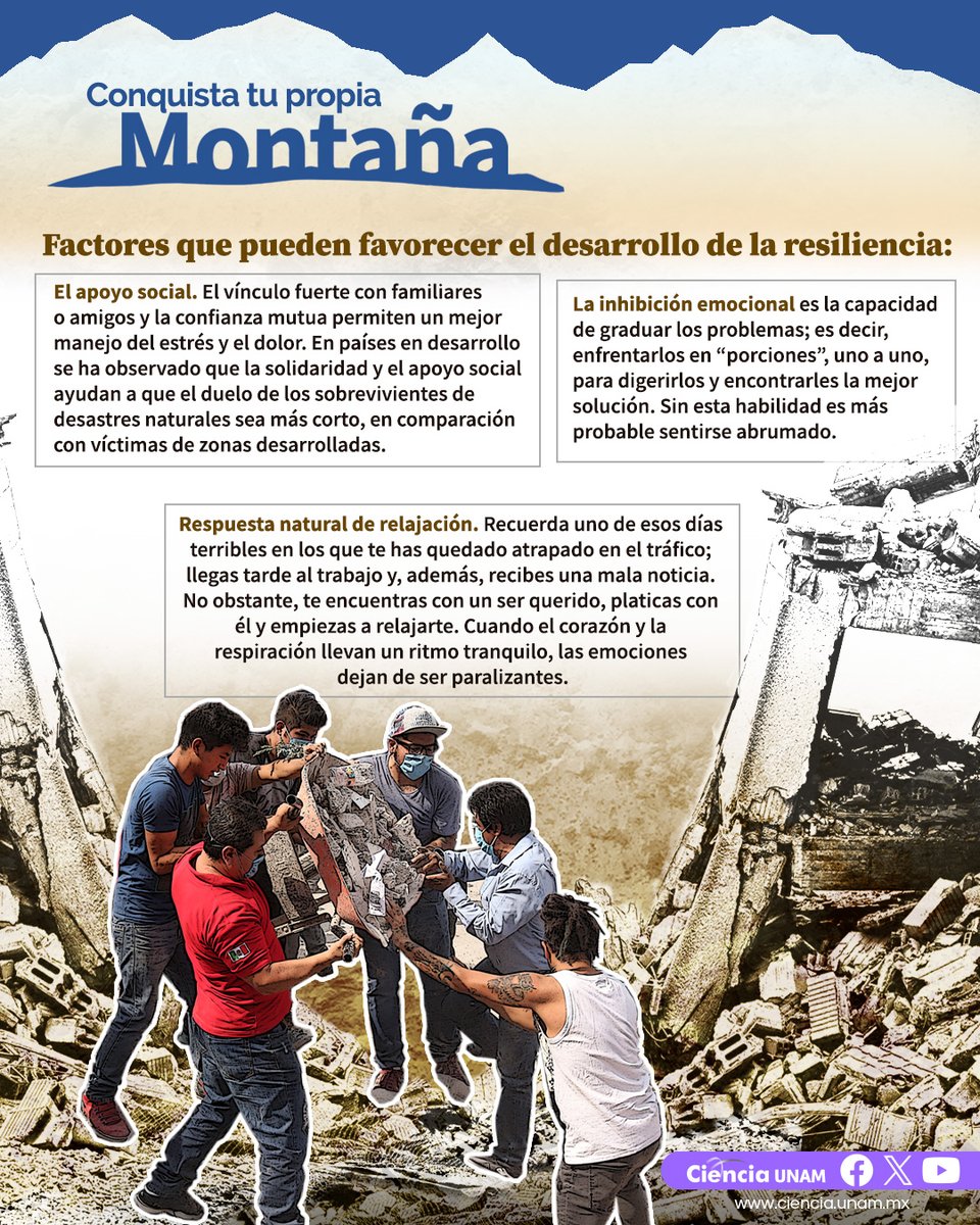 Los alpinistas ponen a prueba su #resiliencia física y mental para lograr superar sus propias metas y barreras cuando deciden escalar una #montaña, ¿Cómo lo logran? Conferencia 'Conquista tu propia montaña'. Miércoles 29 Registro: bit.ly/4aNBri1 bit.ly/4bKdg4d