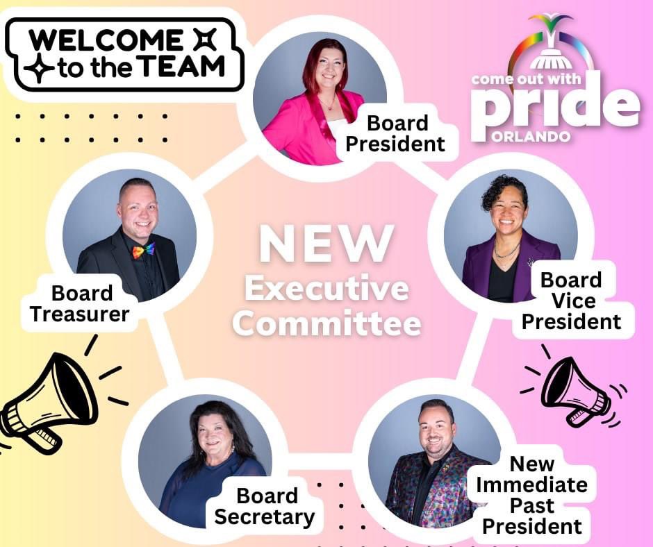 Congrats to GOALCFL member Solimar on her new Board position with @OrlandoPride.  We cherish the relationship we have with @OrlandoPride and all of our local LGBTQ+ organizations! 🏳️‍🌈🏳️‍⚧️💙 (Photo courtesy of COWP Orlando).