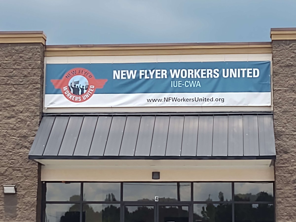 Today I stopped by the field office for the New Flyer Unionization campaign, in Oxford, Alabama. While everybody was focused on the Mercedes vote, workers at New Flyer in Anniston voted in a BIG way (99% in favor) to join IUE-CWA. Life is better in a Union!