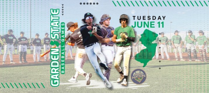 Grateful to have received an invite to play in the Garden State Games on June 11th at Diamond Nation. Can’t wait to compete against the best competition in the state!

<a href="/Ditro2/">Steve DiTrolio</a> <a href="/WMCbaseball/">WMCBaseball</a> <a href="/TLeathers25/">Todd.Leathers25</a> <a href="/DiamondNationNJ/">Diamond Nation</a> <a href="/MikeLembo33/">Mike Lembo</a> <a href="/TotalArmCare/">Total Arm Care</a> <a href="/TJHunt_PBRNJ/">TJ Hunt PBR NJ</a> <a href="/ChrisBags8/">Chris Bags Bagley</a>