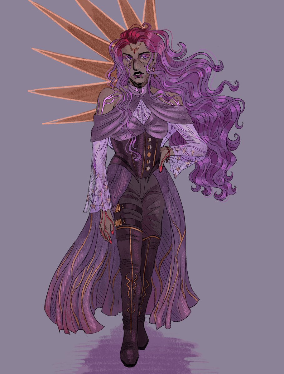 Imogen in her new outfit (slightly modified) but omg I wanna draw them all so bad #criticalroleart #CriticalRole