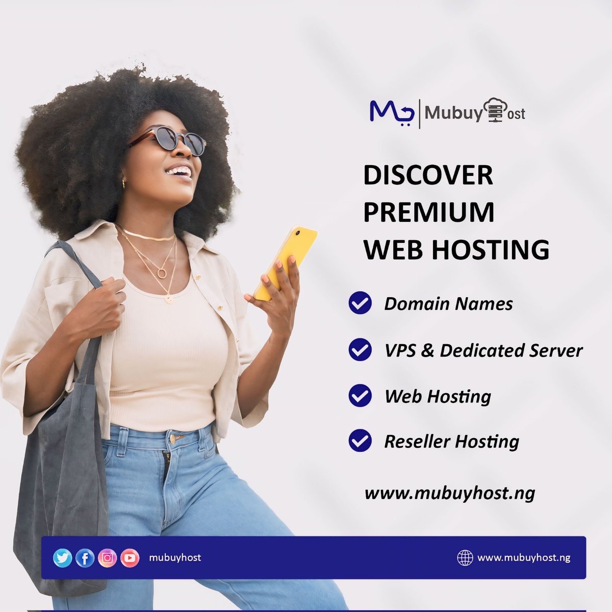 Take your website to the next level with MubuyHost's premium services. From domain names to dedicated servers, we provide reliable solutions for all your hosting needs. Visit mubuyhost.ng today!
#WebHosting #DomainNames #VPS #DedicatedServer #ResellerHosting #MubuyHost
