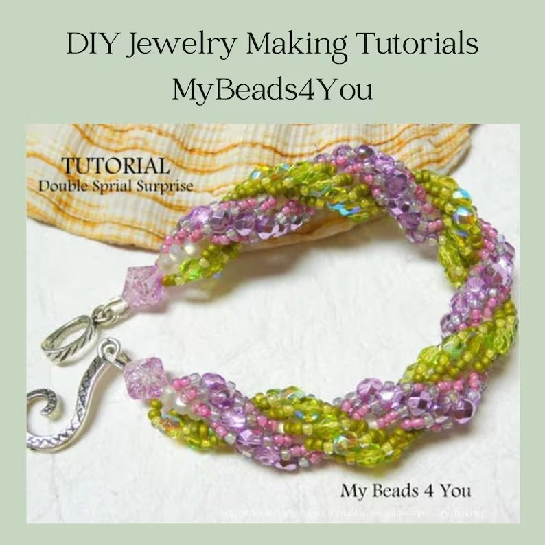 DIY!! 💚🩷💚 mybeads4you.etsy.com/listing/169116… #EtsyCrafts #Etsy #Smilett23 #etsyteamunity #Crafts #FridayFinds #Epiconetsy #Etsy #beadingsupplies #diygifts #spiralbracelet #diybracelet #jewelrymakingcrafts #crafty #seedbeadjewelry #weekendfun #diygift #makeityourself #creative