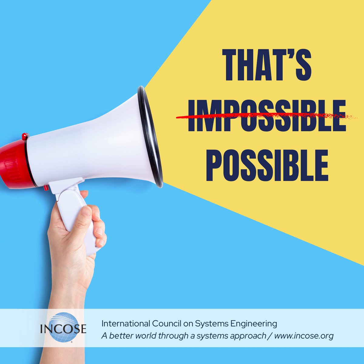 Make the impossible possible by becoming a systems engineer!
INCOSE membership equips you with the tools and global connections to turn vision into action.

Join today at bit.ly/416wzAm 

#INCOSE #SystemsEngineering #SystemsEngineer #EngineeringCommunity #JoinINCOSE