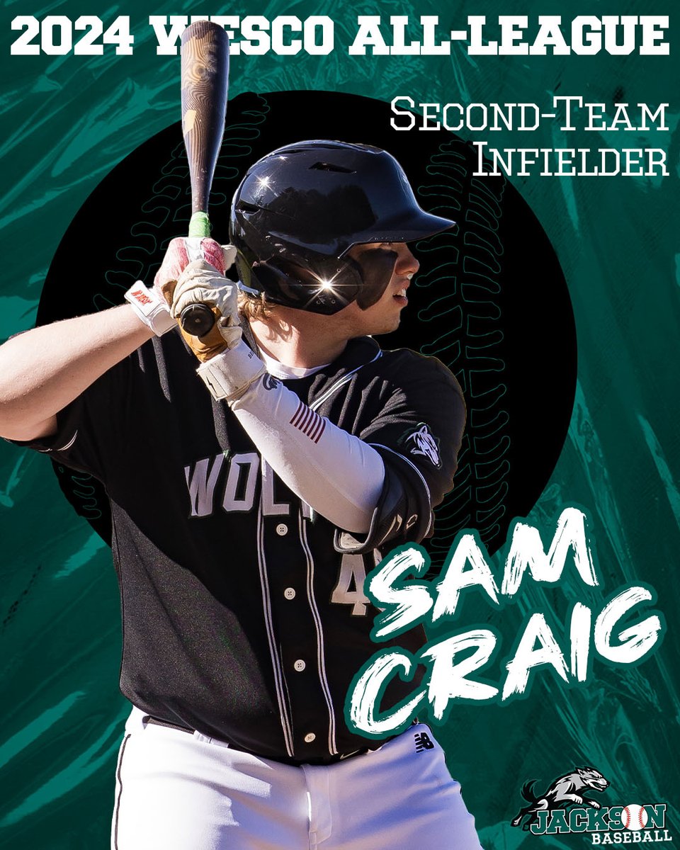 Congratulations to <a href="/Samcraig46/">Sam Craig</a> who earned 2024 WESCO All-League honors as a Second-Team Infielder!