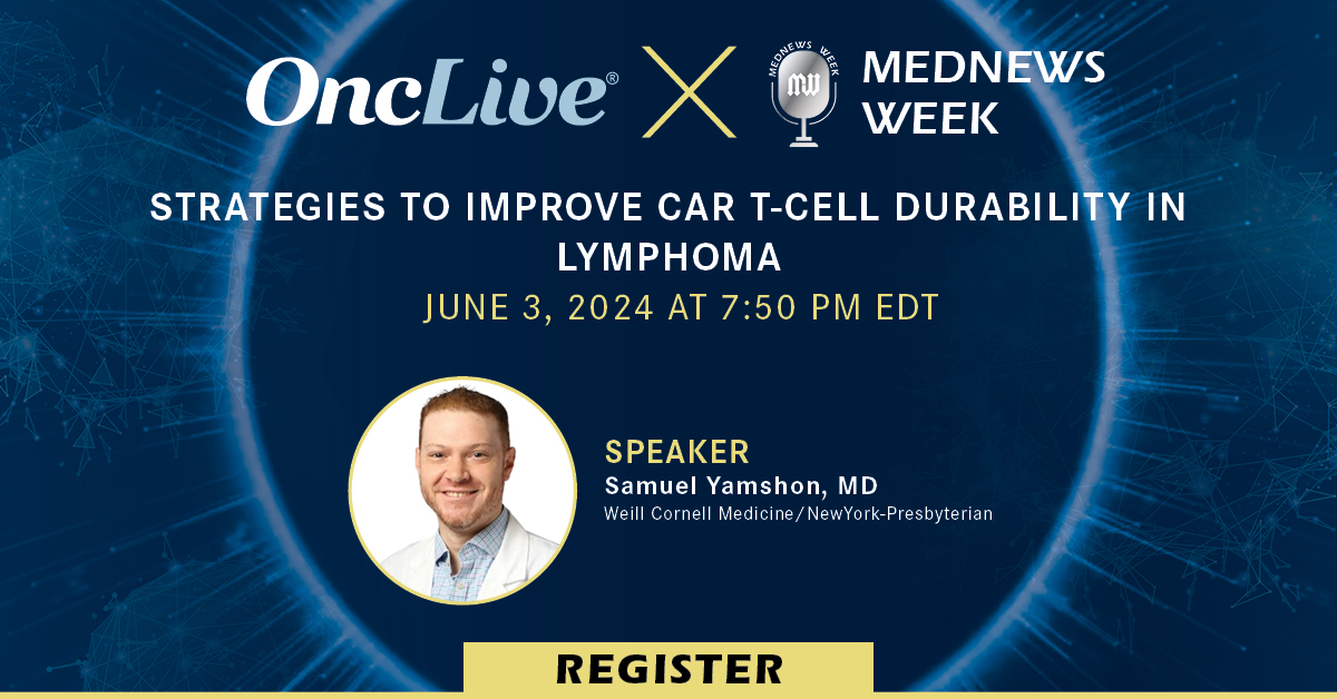 Join Samuel Yamshon, MD of @WeillCornell @nyphospital at the exclusive lymphoma keynote conference with @MedNewsWeek! Learn Strategies to Improve CAR T Cell Durability. @samyamshon @CParkMD @YLeyfman #KeynoteConference Register: ow.ly/QNYW50RHo2z