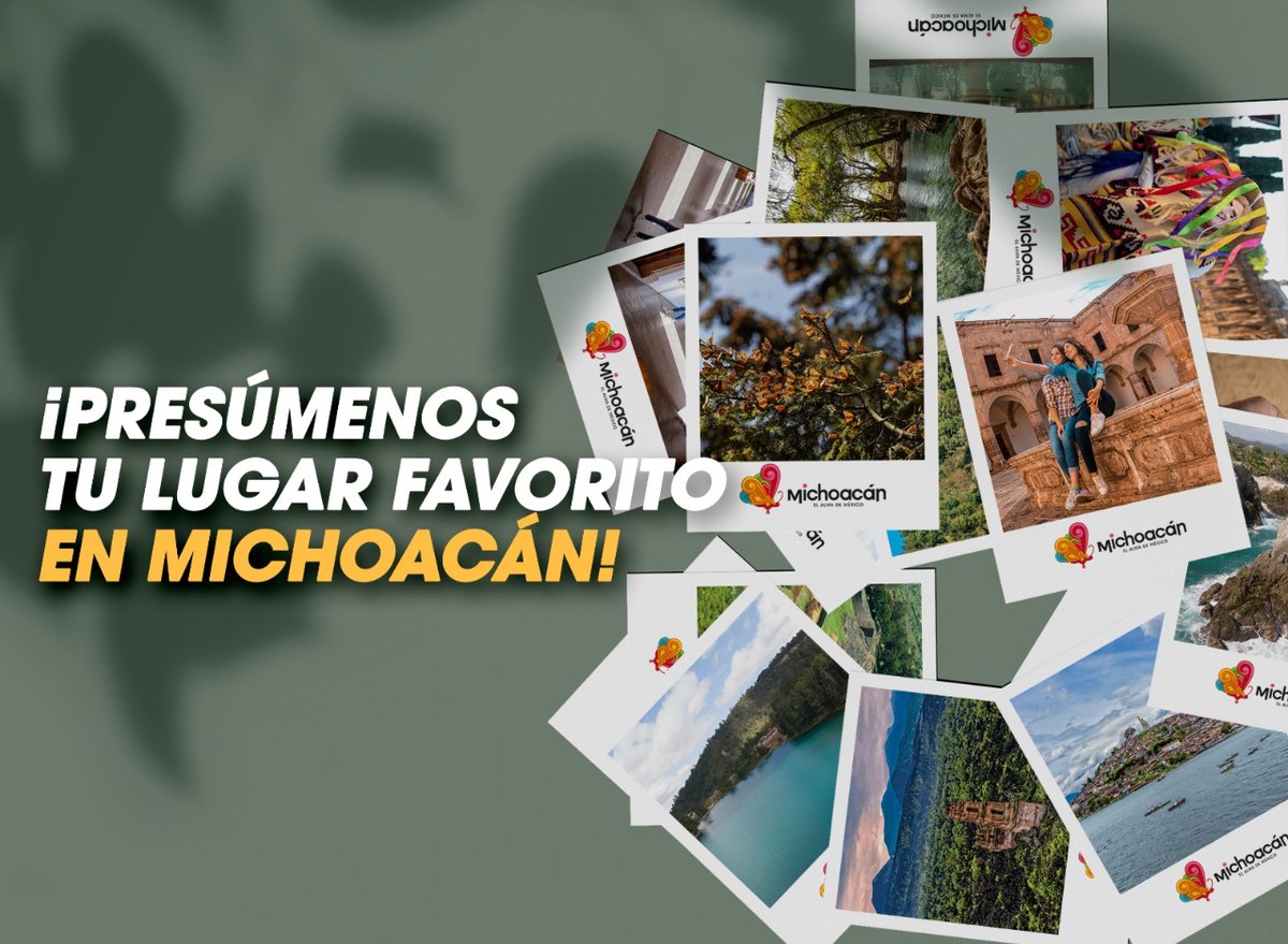 ¡Presúmenos tu lugar favorito en Michoacán!
Compártenos tu mejor foto y presume porque #Michoacán es #elAlmadeMéxico…