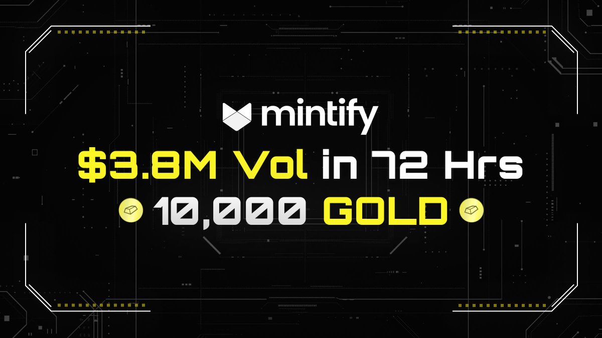 Mintify's tweet photo. ｢ Flash Tournament #2: 10,000 Gold & 100k XP ｣

The first Flash Tourney ended with over $3.8M in trading volume. Congrats to the winners, who shared 10,000 @Blast_L2 Gold & 1.69 ETH!

FT#2 next week, register NOW: https://t.co/rEJaGZM4lB