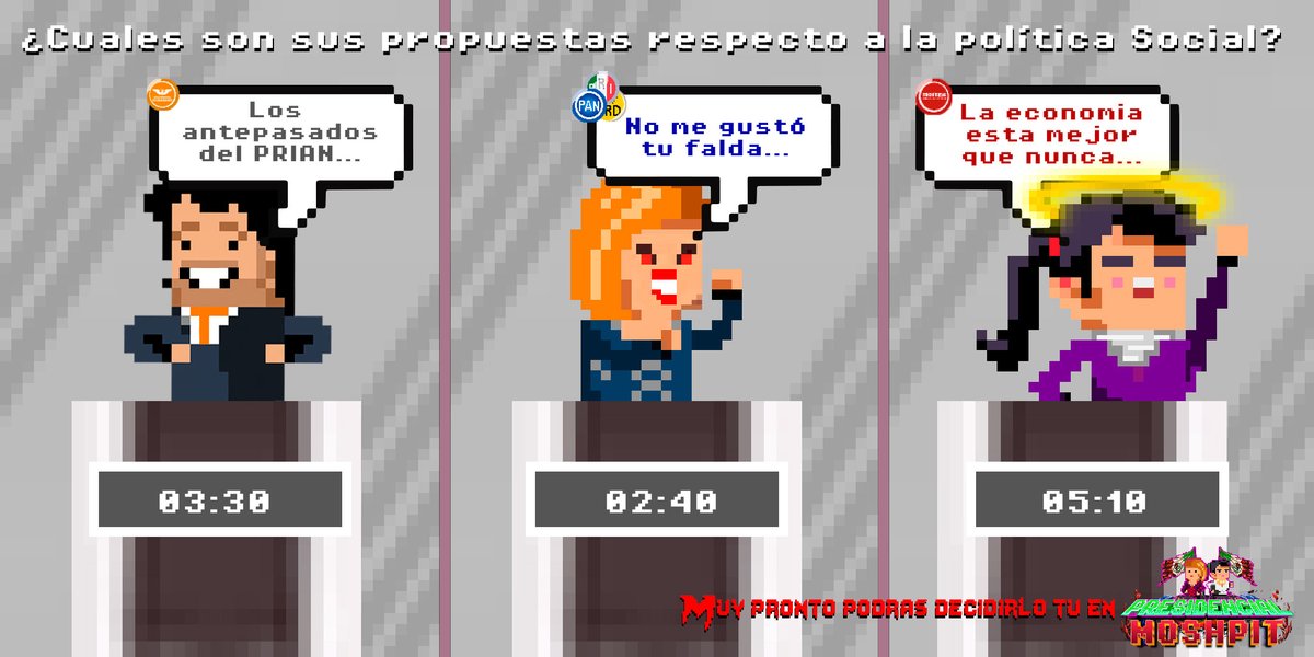 PolMoshpit's tweet photo. ¡Contestar preguntas nivel dios!

https://t.co/CgKP587MeJ 

#DebateINE #EleccionesMéxico2024 #MexicoDespierta #Sheinbaum #Xochitl #Mainez #AMLO #moshpit #Batalla #Videojuego #viral #meme #gamingvideos https://t.co/VstXLAULk3
