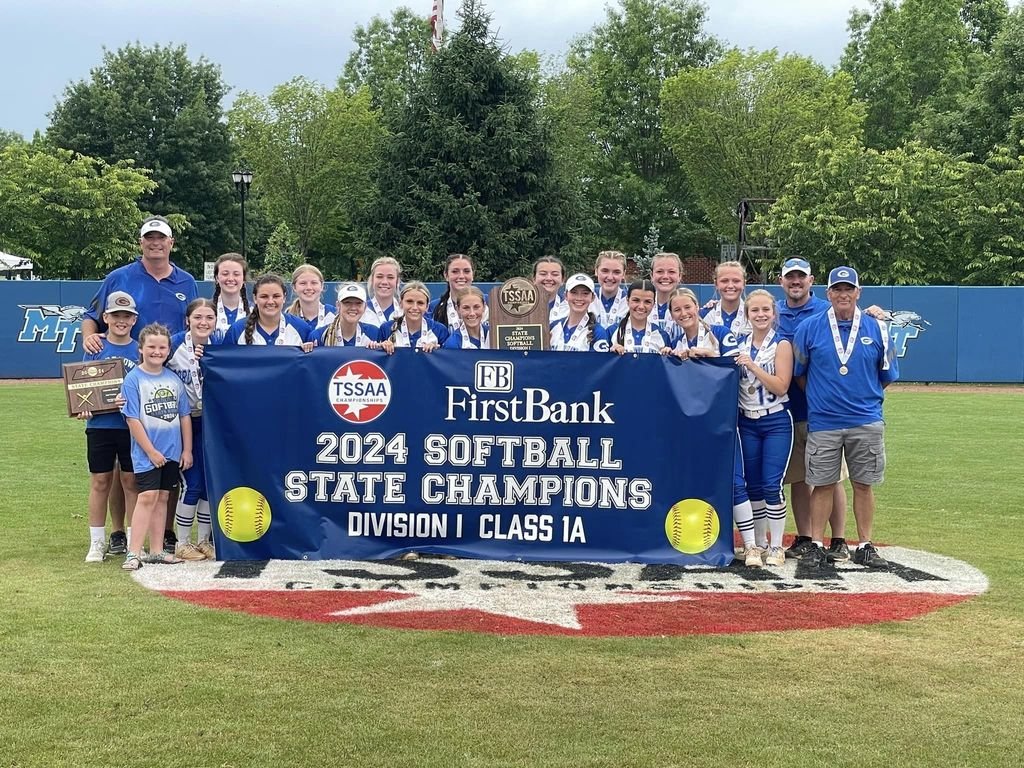 2024 TSSAA Class A Softball State CHAMPS!!! Tigerettes win back to back state titles. Going 4-0 on the week by a combined score of 47-2, with all 4 games being mercy rule. Great job!!!