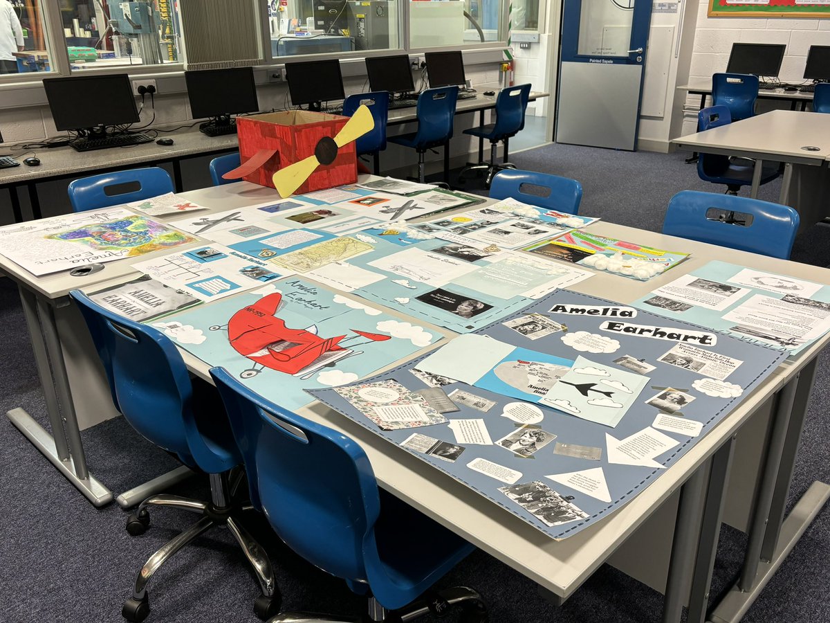 Amelia Earhart competition finalists - what an amazing display of work from these talented Y9 students.