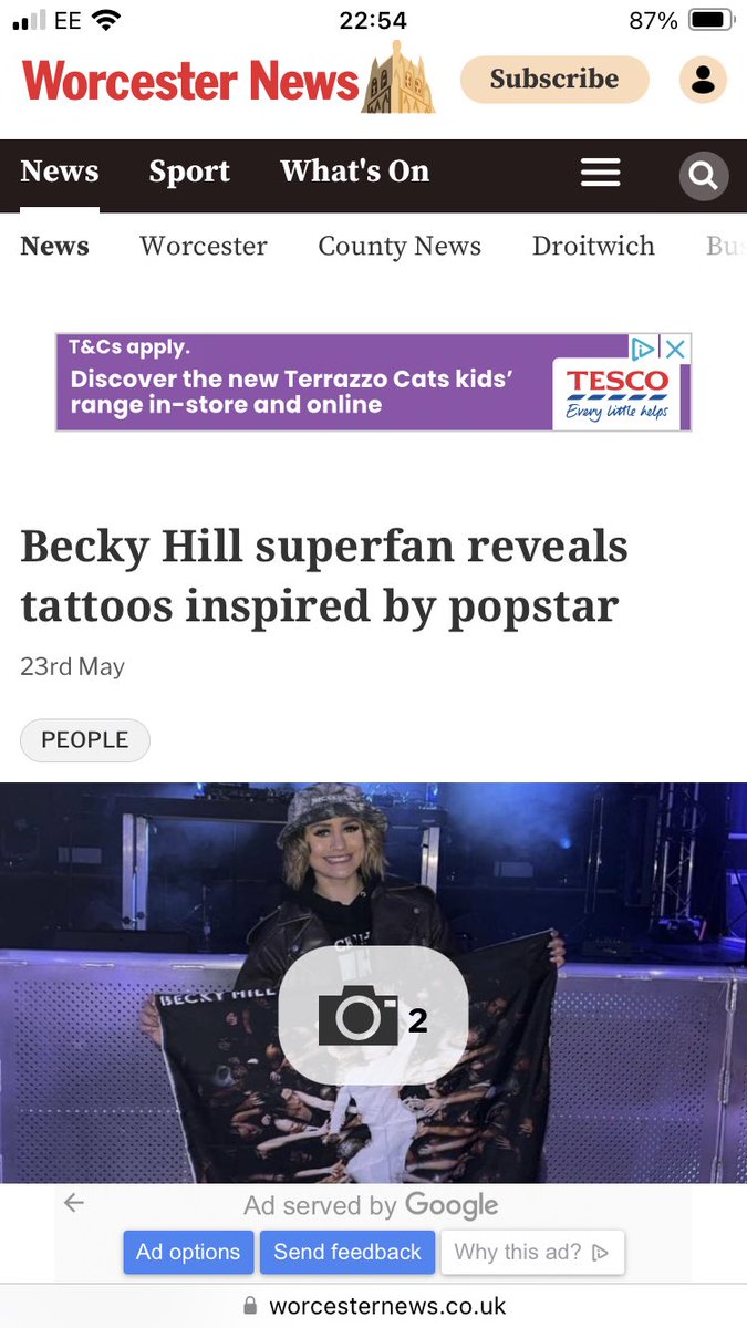 DanielDuffield0's tweet image. Tell me your girlfriend is #BeckyHill’s biggest fan without telling me!😆 A tattoo, nails and personalised things! Oh, and an article published on Worcester News!! @BeckyHill #journalist #news #press #showbiz