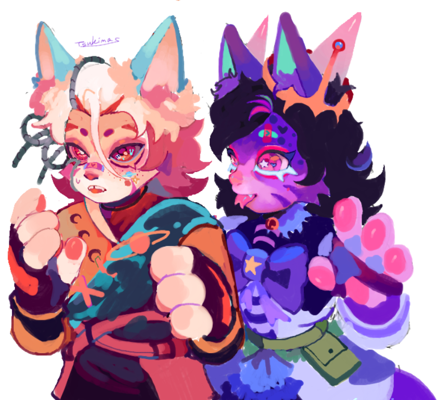 restinginpeace4's tweet photo. ⭐️🌑💜🌠 Pittwins discovering kigurumi fursuits! Hunter's still getting used to this 🌌💛🪐🌟

#TheOwlHouseFanart #Pittwins #TheOwlHouse #HunterNoceda #LuzNoceda https://t.co/6p0Yae9QHl