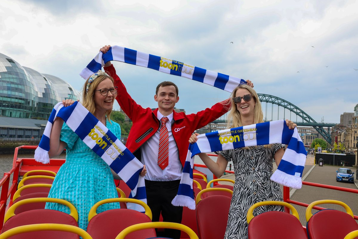 liamhall24's tweet photo. We brought the cup home! Last year the #ToonTour was voted the โUKโs Best Open Top Busโ to celebrate there will be 20% discount off tickets from 25 May until the 2 June๐๐โ๏ธ
https://t.co/UoZmzCNAVF https://t.co/CAEDQofvy8