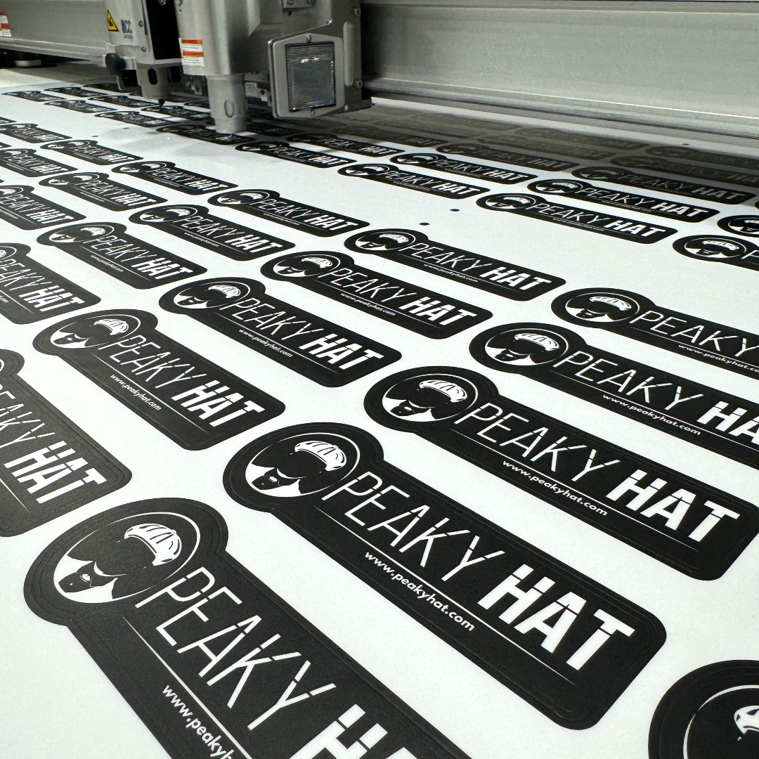 New die-cut stickers for @peakyhatstore
#CustomStickers #StandOutStickers #MADEINOHIO