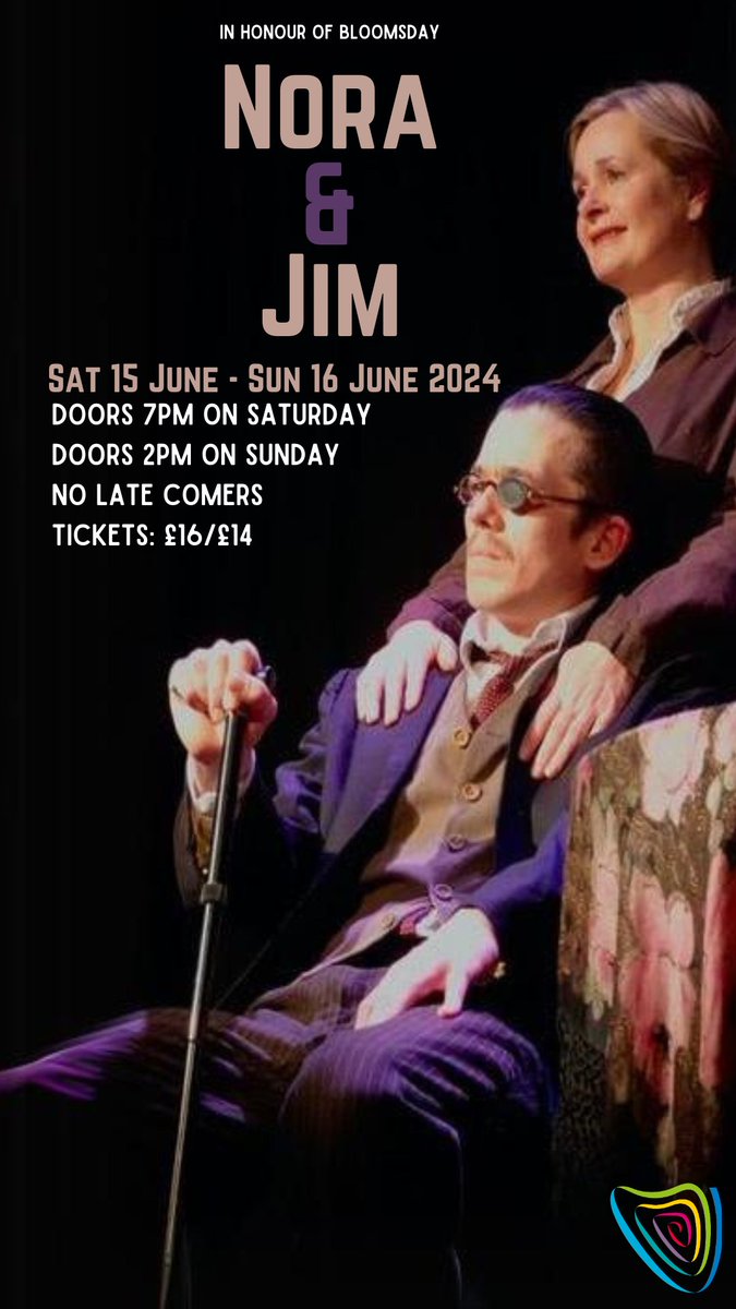 🌟Celebrate Bloomsday with 'Nora & Jim' at the ICC!🌟 Two special performances of this powerful play about Nora Barnacle & James Joyce. 🗓️ 15 & 16 June 2024 🎟️ £16/14 Get your tickets now: irishculturalcentre.co.uk/event/bloomsda… #Bloomsday