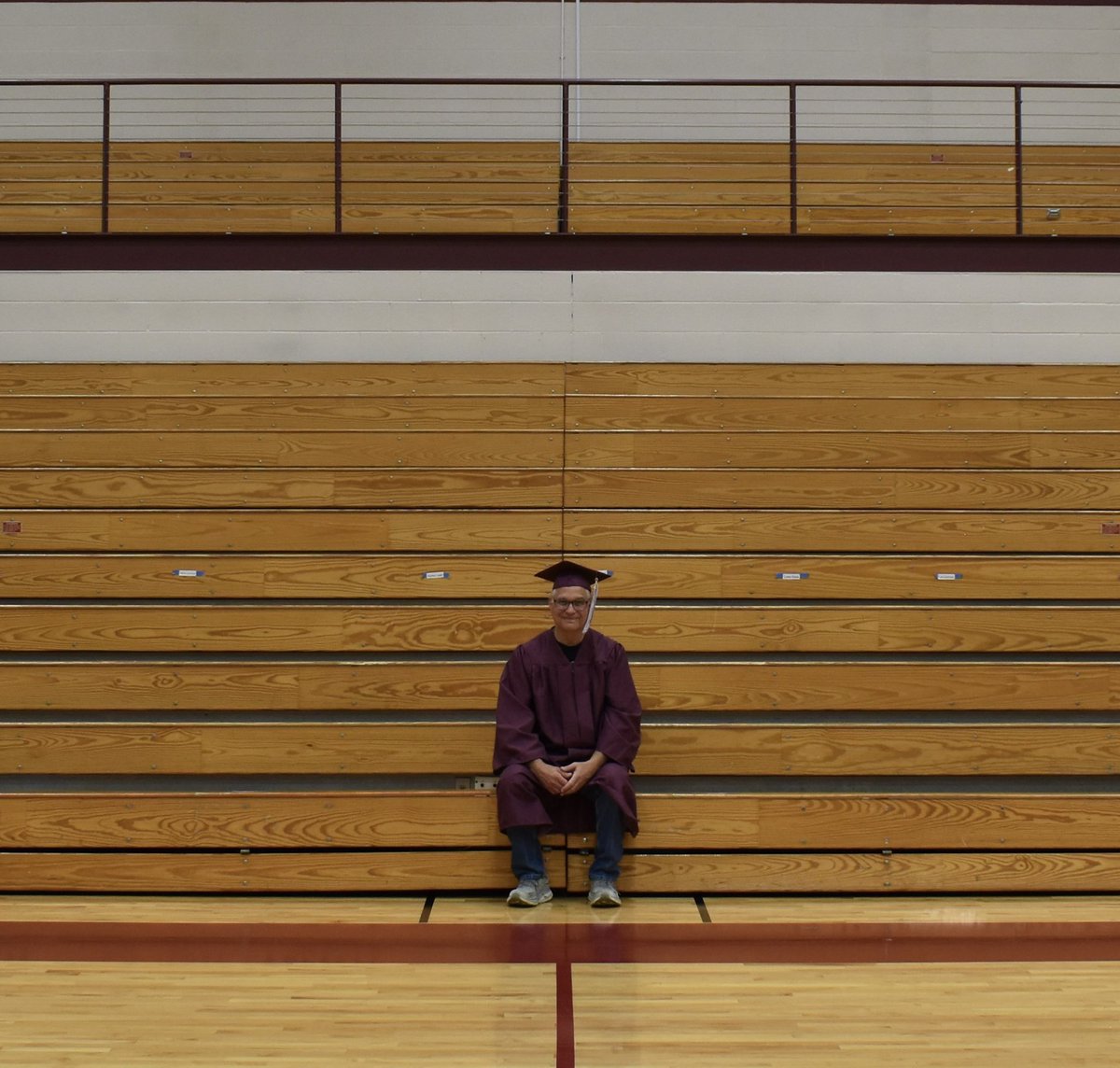 Mr. Yurko is finally graduating after 40 years!  In all seriousness, we appreciate all he has done for and brought to our school and community.  It is a retirement that is well deserved!  Enjoy it and all the best!  #JimmiePRIDE