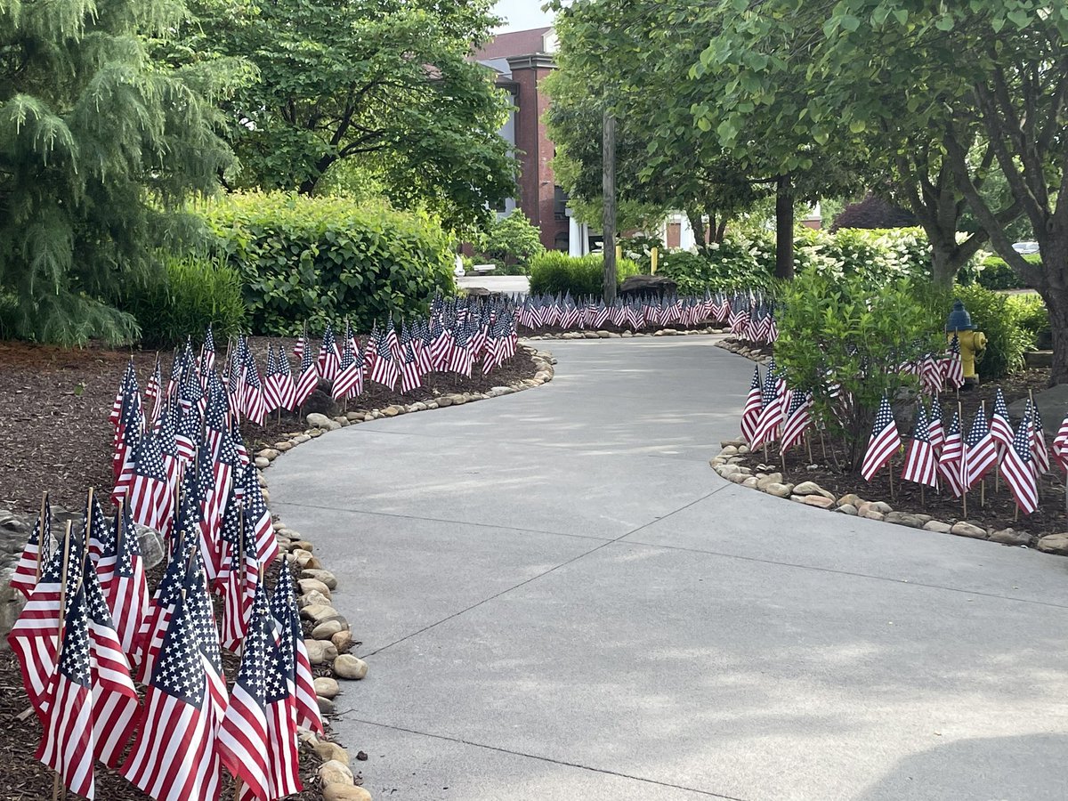 The @BassProShops outside of Knoxville, TN is doing #MemorialDay right!  Love it!