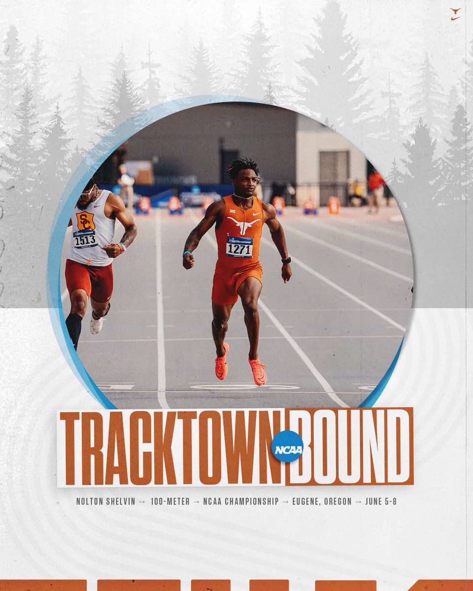 There goes that man‼️

Nolt advances to Eugene in the 100m with a wind-aided time of 10.04 🤘

#FloKnows x #HookEm