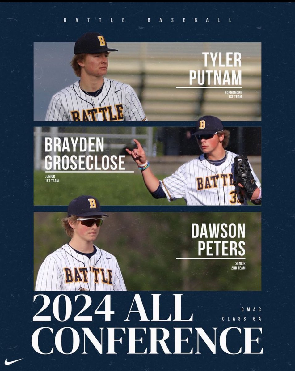 MDG (@mdg__49) on Twitter photo <a href="/BattleAthletics/">Battle Athletics & Activities</a> 2024 CMAC Baseball All-Conference Players.
Congrats Gentlemen. <a href="/BattleAthletics/">Battle Athletics & Activities</a> 2024 CMAC Baseball All-Conference Players.
Congrats Gentlemen.