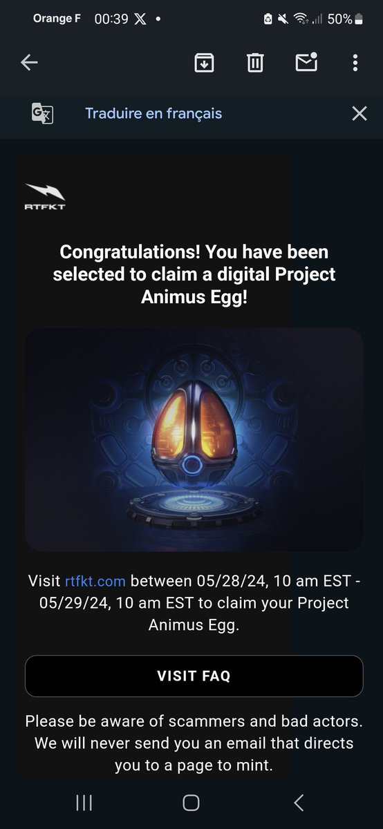 Is this the legit one!??? 
Really hope so!!!
Thanks @rtfkt !!!
So happy to be able to !Rescue one of those!!!