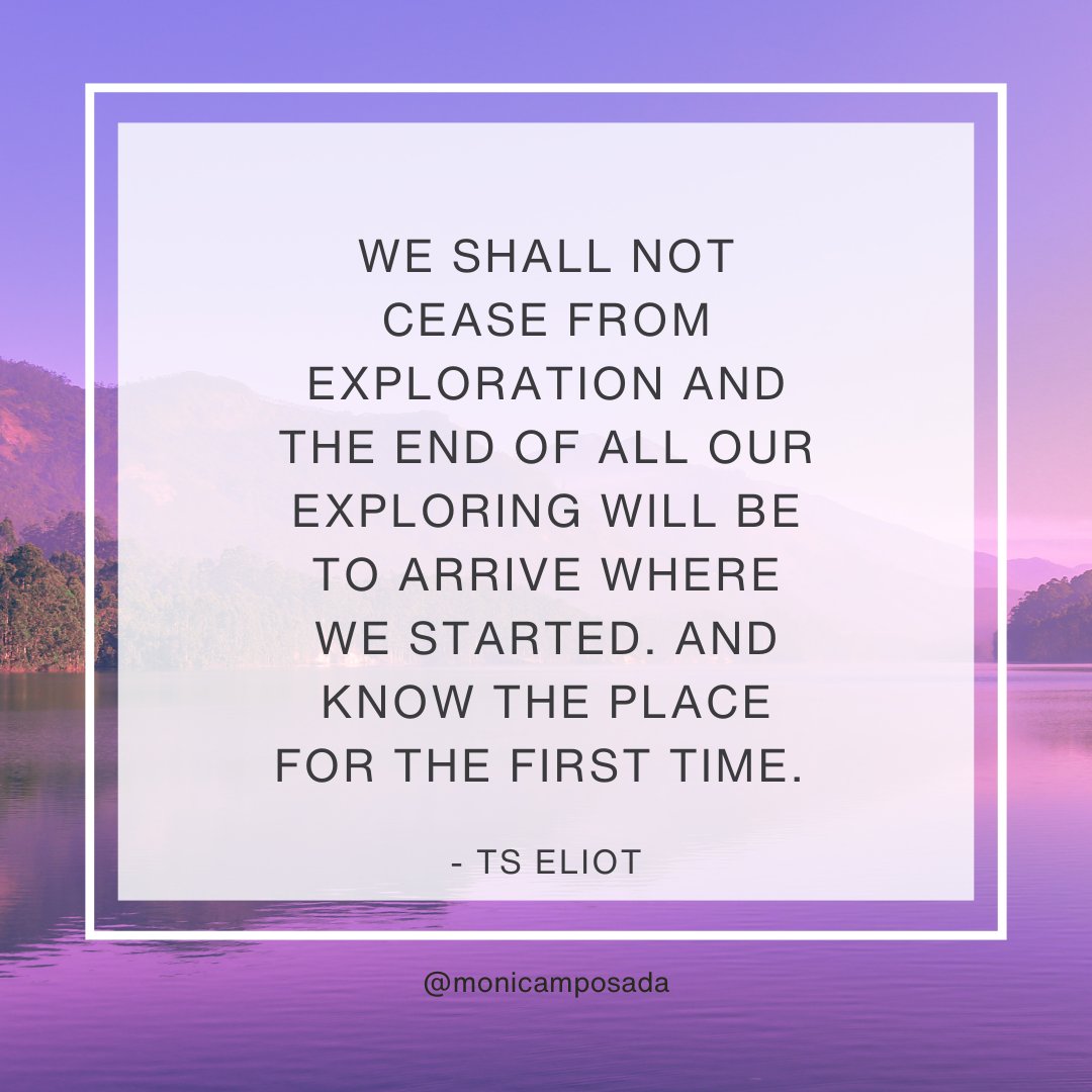 MonicaMPosada's tweet photo. #NonDuality #Enlightenment #IAM #EndofKnowledge #SelfAwareness #Consciousness #Evolution #SpiritualJourney #SpiritualAwakening #Grace #Divinity #Spirituality #Awakening #Awareness #SelfRealization #TSEliot https://t.co/IZqnoHFffs