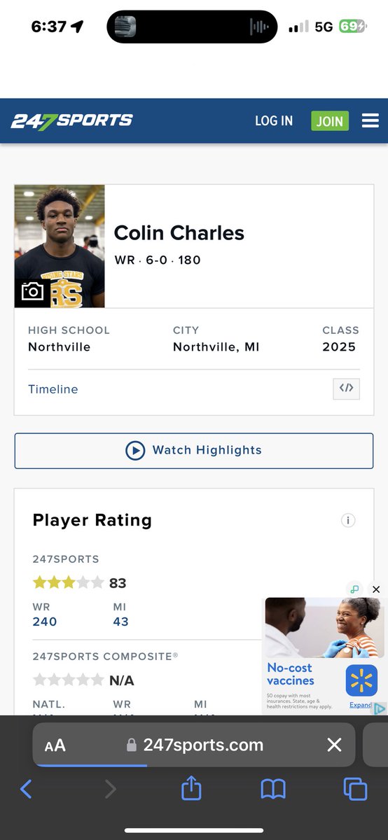 Blessed to be named a 3⭐️ by <a href="/247Sports/">247Sports</a>