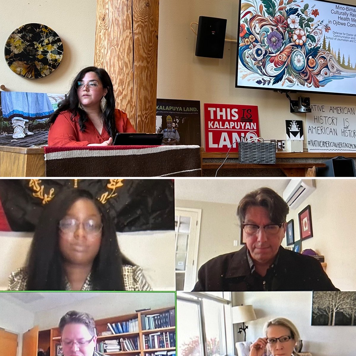 Congratulations to two new ⁦<a href="/UOsojc/">UO Journalism & Comm</a>⁩ PhDs. Dr. Rachel Quick’s work on Black podcasting and Dr. Nii Mahliare’s work on health interventions in the Ojibwe community are two examples of the important work our students are doing.