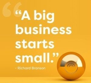 A big business starts small. #FridayFeeling #FridayThoughts #BigBusiness #StartSmall