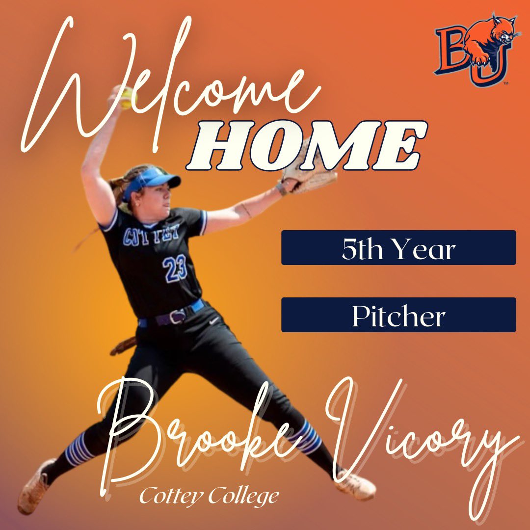 🚨New Commit Alert!🚨 We would like to welcome Brooke Vicory to our softball program! Brooke will be coming over from Cottey College and will be an impact in the circle! Welcome Home! 🧡
