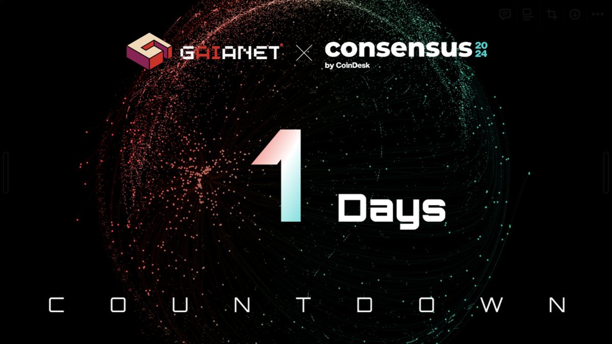 The countdown to #Consensus2024 is almost over, but the good times haven't even started! 🔥

Tomorrow we dive into the future of #Web3 and #AI.

Show some love with a 🤠 if we'll see you in Austin!

consensus2024.coindesk.com/?utm_campaign=…