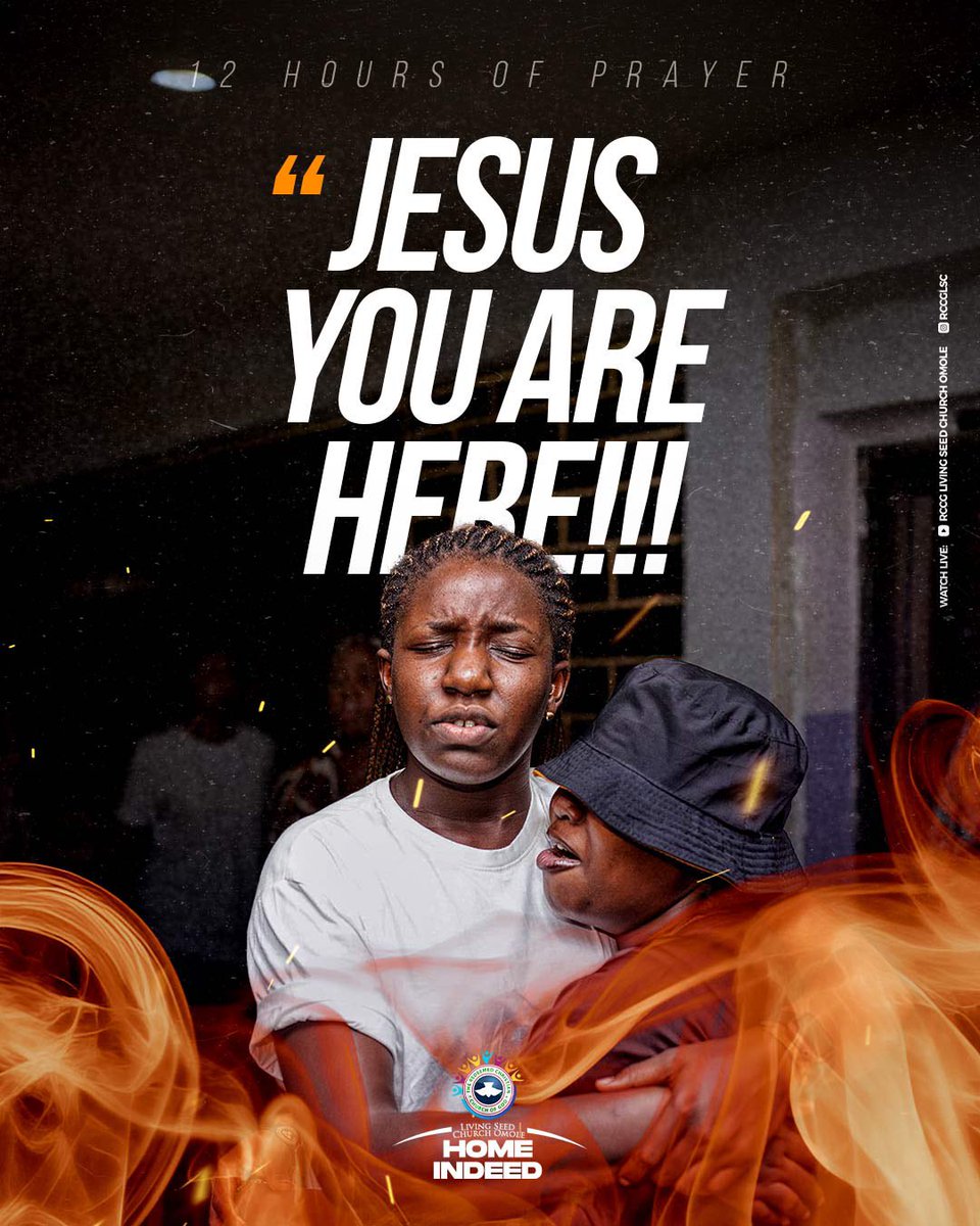 Jesus you are here🔥
You are here🔥
You are here🔥

#rccg #rccglsc #teamard #homeindeed #prayerservice #vigil #12hoursmarathonprayers #prayer
