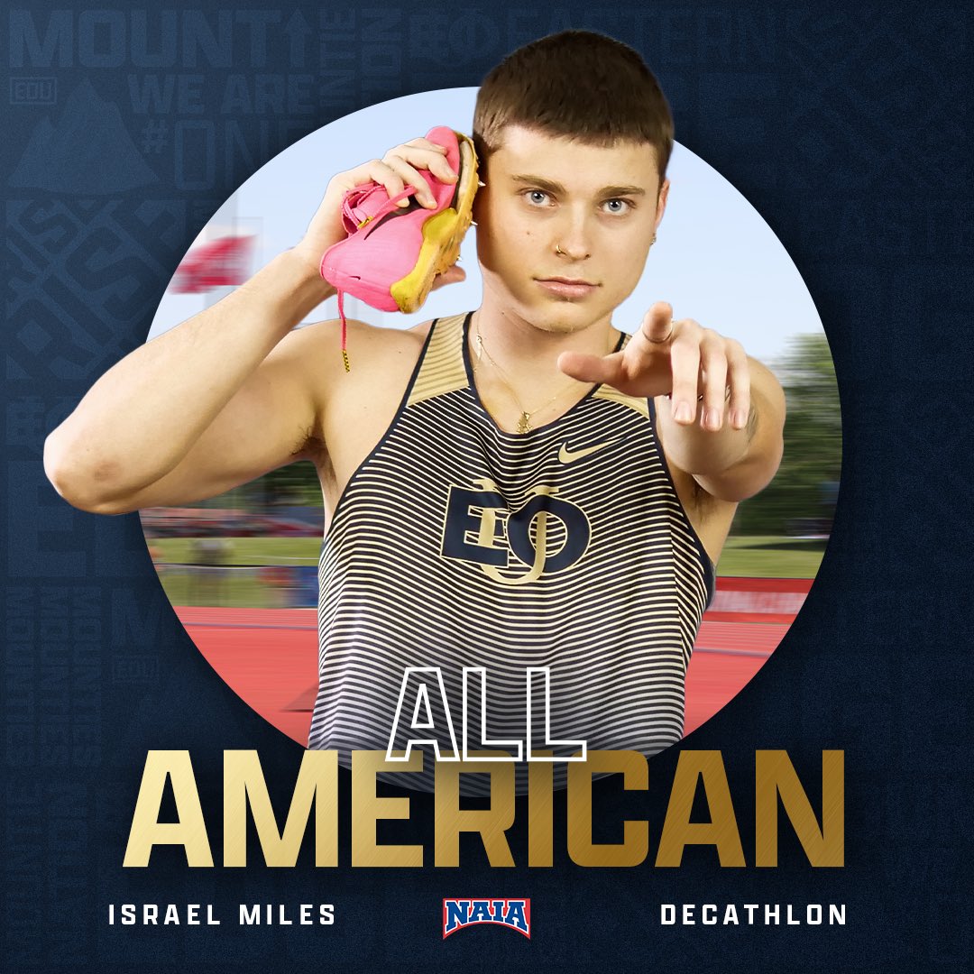 EOUAthletics's tweet photo. 𝑨𝑳𝑳-𝑨𝑴𝑬𝑹𝑰𝑪𝑨𝑵𝑺 

These 4 Mounties were named NAIA All-Americans for their performances at the 2024 NAIA Outdoor Track &amp; Field National Championships!

#MountUp | #EOUtf https://t.co/N5ys2p5Mqz