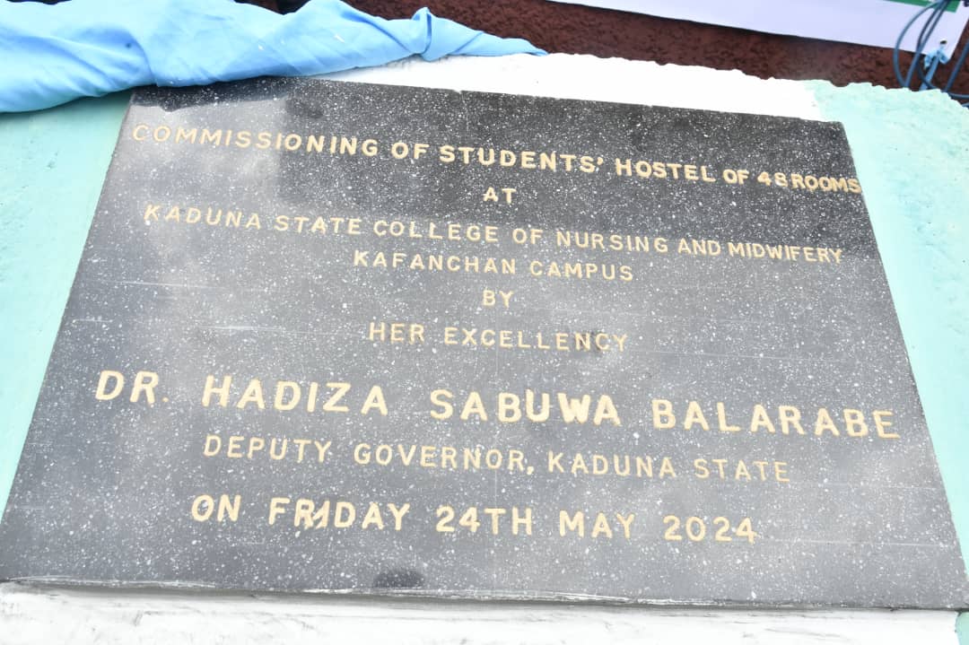 sam_esike's tweet photo. The Hon Commissioner was present at the Kaduna State College of Nursing, Kafanchan, to witness the Commissioning of a Students' 48 room hostel by Her Excellency @DepGovKaduna.
@ubasanius 
@365daysinoffice https://t.co/7LUQ760LVj