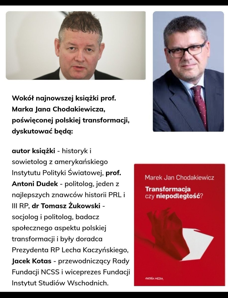 Fana43124688's tweet photo. SZL: "Transformacyjŏ abo niyzawisłość? Prōba rōwnowŏgi a strategijŏ rozrostu Polski"
Ekspert #Chodakiewicz, autōr ksiōnżki, ôbgŏdoł strategijŏ rozrostu 🇵🇱 Polski z ekspertym #Kotas'em.
Jakõ strategijŏ zmajstrowali?
(9.06.2014).
#Polska https://t.co/kADn42Tfje