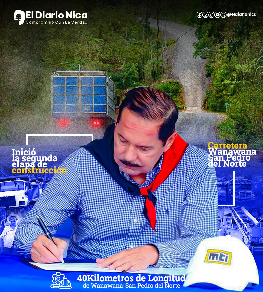 Carreteras modernas y seguras continúan abriendo paso al desarrollo de #Nicaragua.