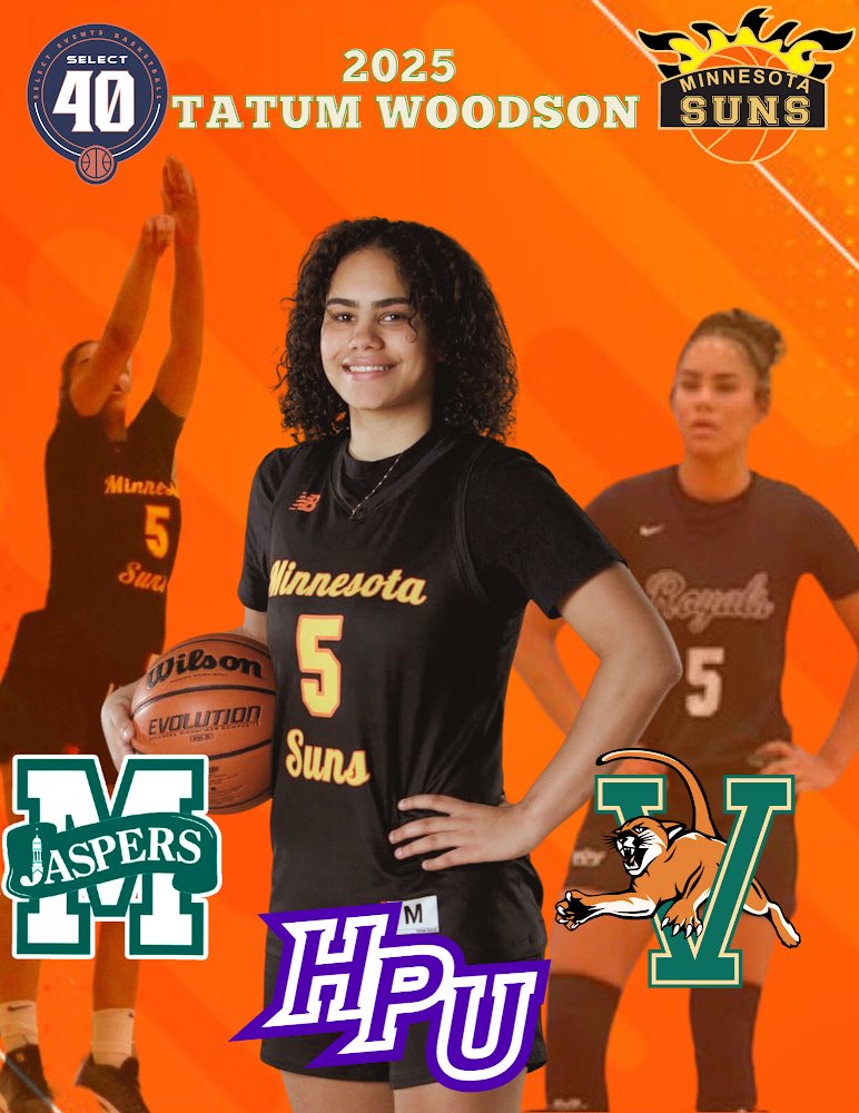 Congratulations to @MNSunsbball 2024 S40 CG @_TatumWoodson, picking up multiple Division 1 offers from Manhattan College, High Point University and the University of Vermont. Keep working Tatum!