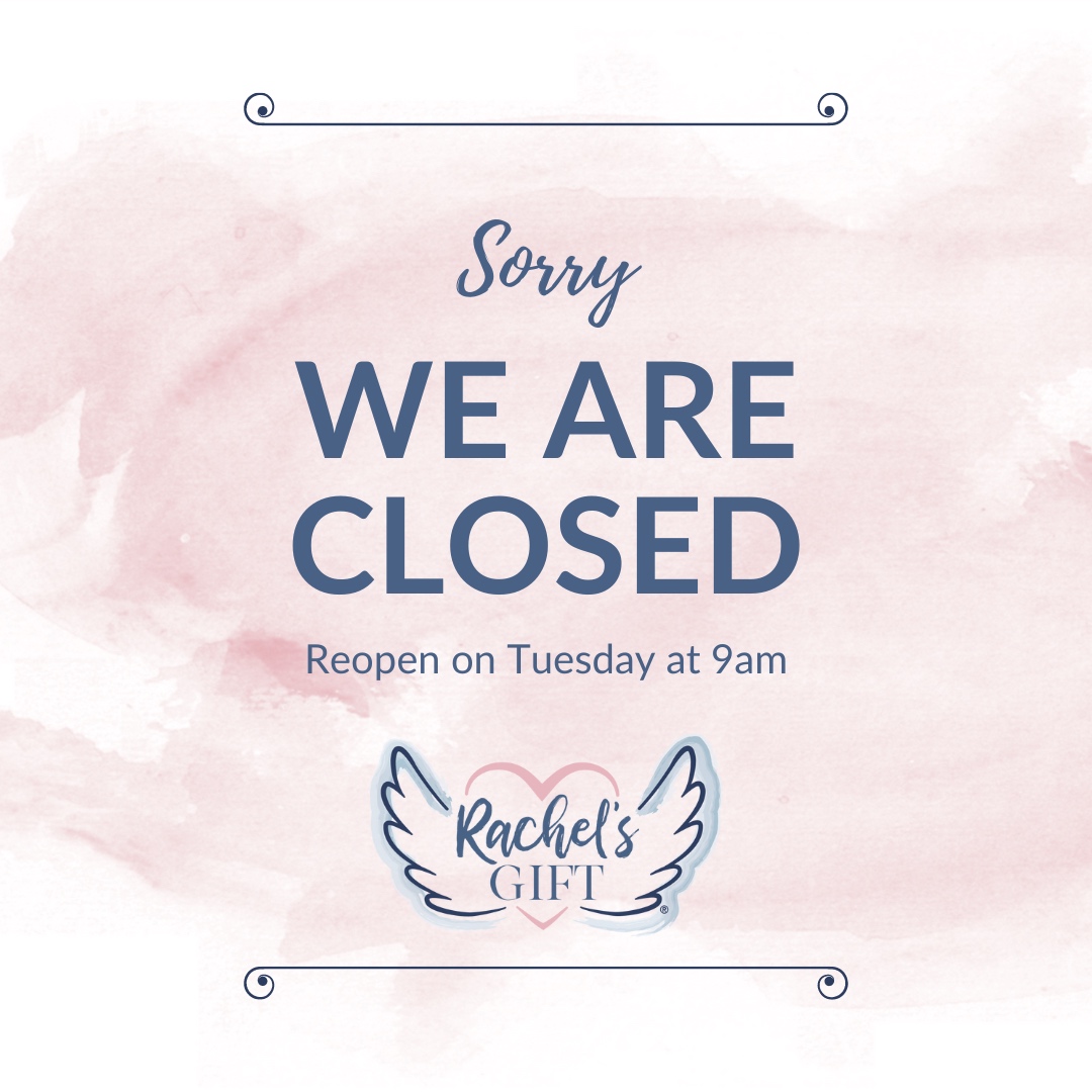 Please note that our office will be closed on Monday in observance of Memorial Day. We hope you have a safe and fun three-day weekend! 

#rachelsgift #lifeafterloss #stillbirth #miscarriage #unitedbyloss