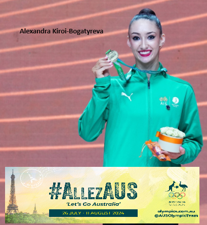 Congrats Alexandra Kiroi-Bogatyreva 🏆A life succeeding in the challenging world of #RhythmicGymnastics 🏆Today she became Oceania AA champion 🏆Just got her ticket to #paris2024 @AUSOlympicTeam #allezaus #roadtoparis #gymnastics #budapest2024 @gymnastics #OlympicsUnleashed