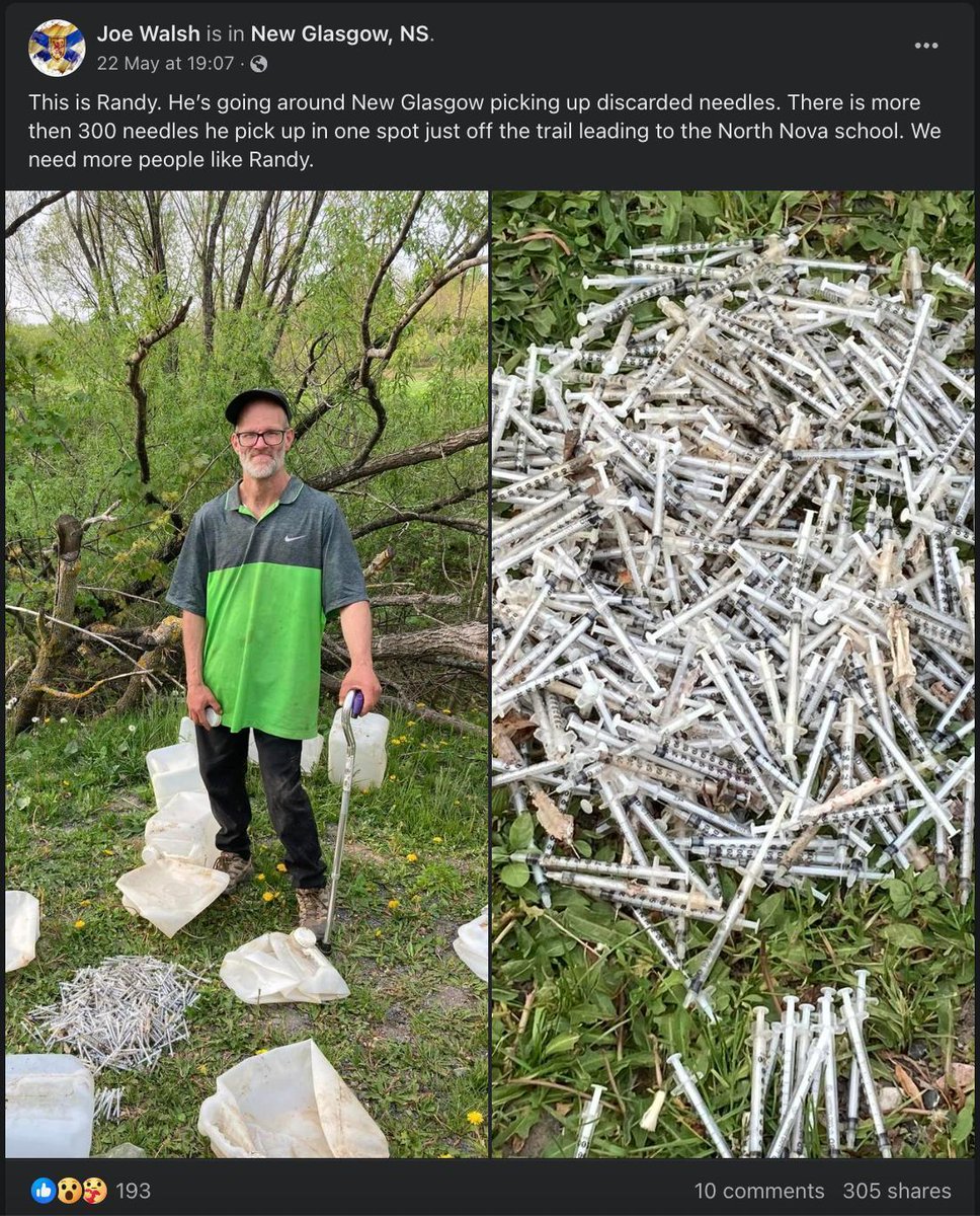 After 9 years of Trudeau-NDP radical drug policies, Canadians are forced to clean up the mess, literally.. picking up hundreds of needles discarded in our streets & parks. Stop the madness. Ban hard drugs. And fund treatment & recovery to bring our loved ones home drug-free.