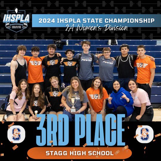 2A W. Division Team Finishes:

🥇New Trier Trevians
🥈Lockport Porters
🥉Stagg Chargers

All competing teams did an amazing job this season - congrats to the athletes, coaches, families, and schools!