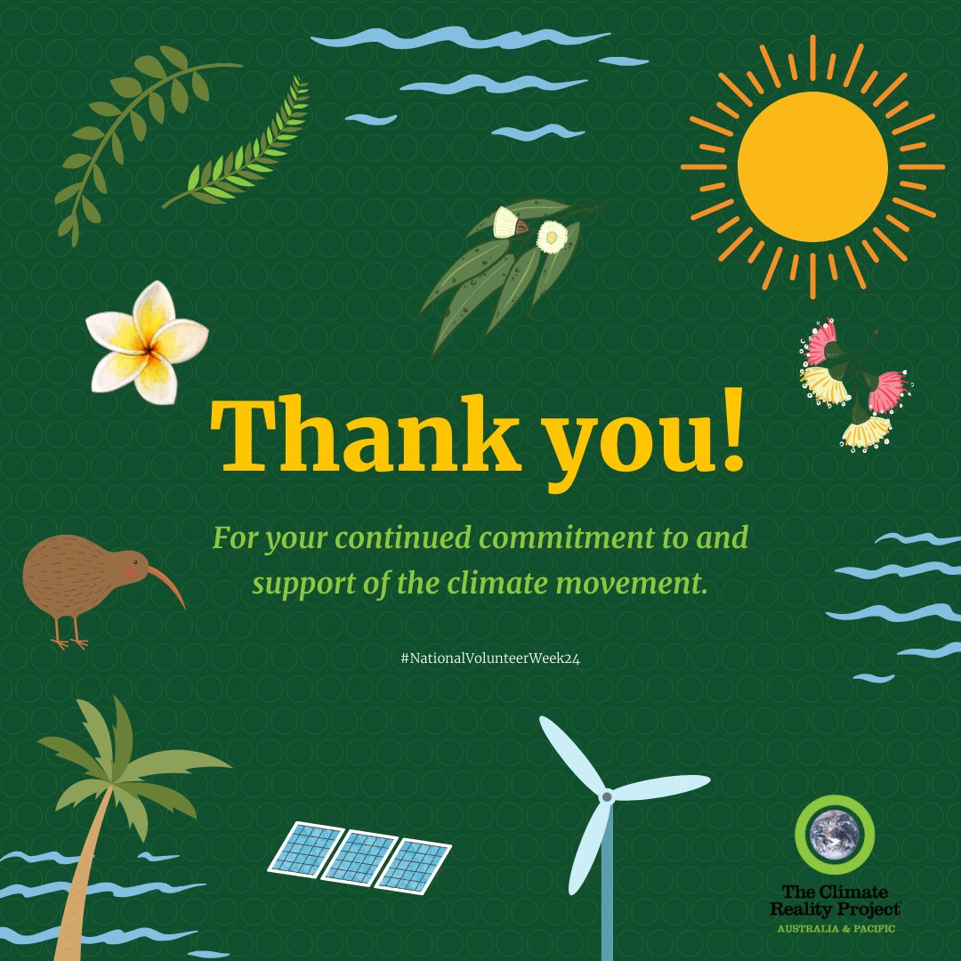 THANK YOU 💚 | It's #NationalVolunteerWeek and we want to extend our heartfelt thanks to all the incredible individuals who have supported us over the years. 

Their dedication and hard work have been instrumental in driving our efforts forward. 🌏 🌱 

#LeadOnClimate