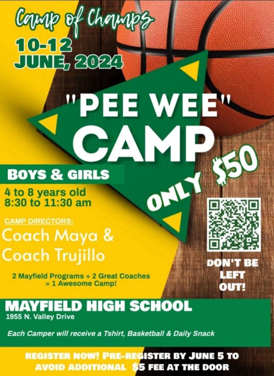 It's that time of year.  Get your Littles registered 💚💛💚