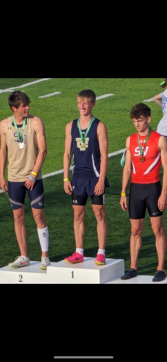 REGIONAL CHAMPION
NEW SCHOOL RECORD
STATE QUALIFIER
JACK NEWLOVE 
37.2